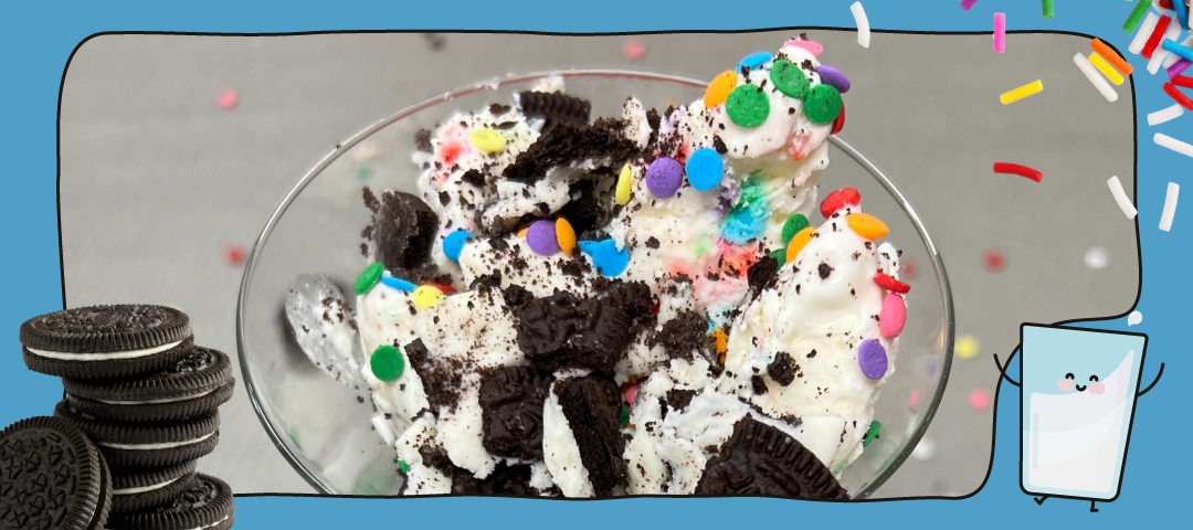 Easy Oreo & Funfetti Ice Cream