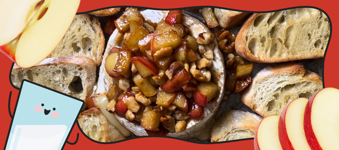 Baked Brie w/ Caramelized Apples